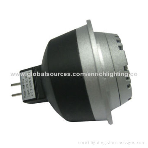 10W MR16 LED Bulb with 12V AC/DC Input Voltage, 450lm Luminous Flux